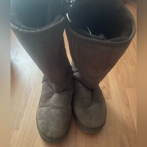 UGG Australia Classic Tall Shearling Boots Brown Women's - Size 10 W